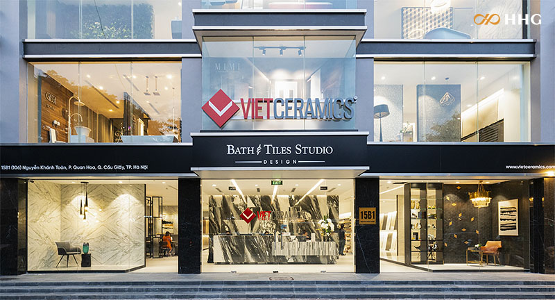 showroom thiết bị vệ sinh vietceamics