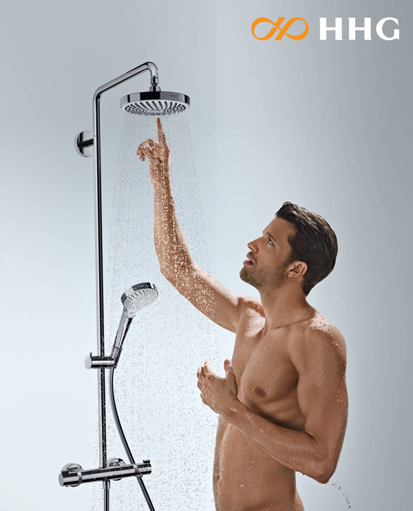 Sen cây tắm đứng Croma Select S điều nhiệt 27253400