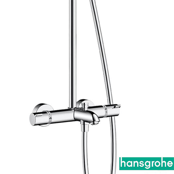 Sen cây tắm đứng Hansgrohe Croma Select E điều nhiệt có xả bồn